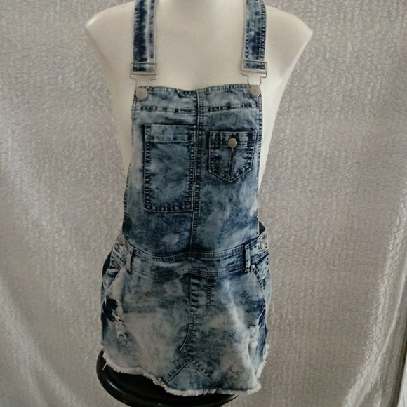 Rue21 Dresses & Skirts - Denim stone washed overall skirt